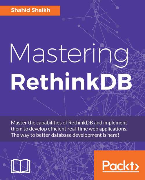Book cover of Mastering RethinkDB