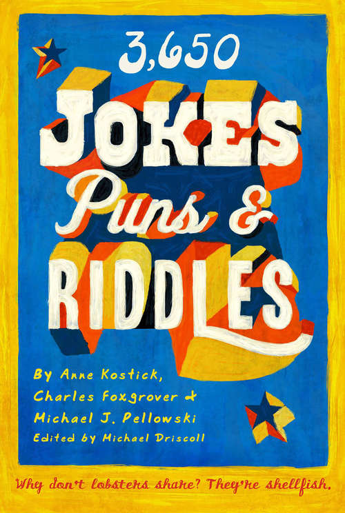 Book cover of 3650 Jokes, Puns, and Riddles