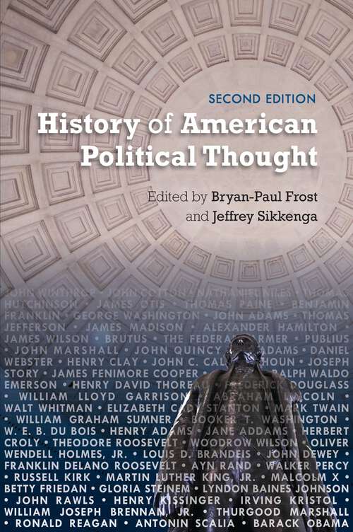 Book cover of History of American Political Thought, Second Edition