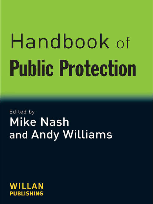 Book cover of Handbook of Public Protection