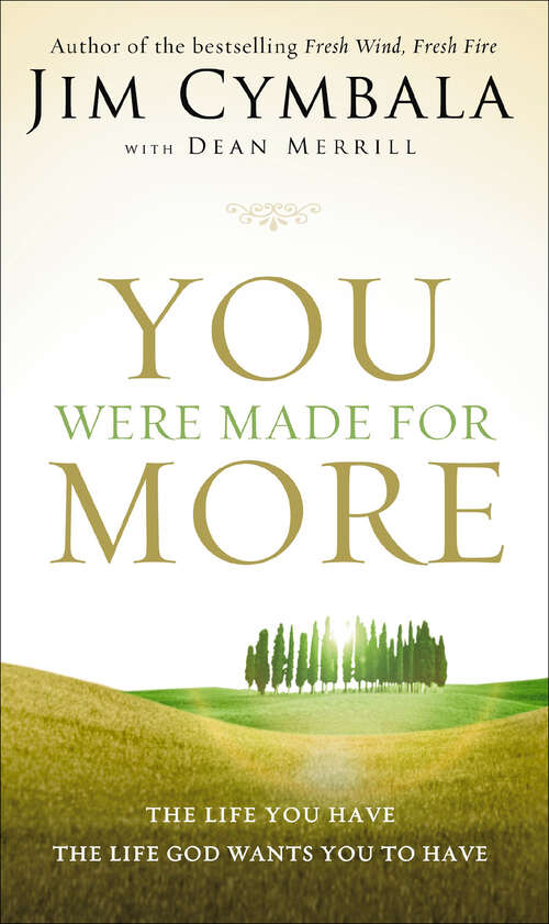 Book cover of You Were Made for More: The Life You Have, the Life God Wants You to Have
