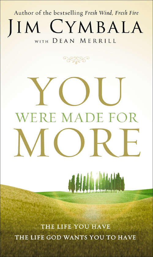 Book cover of You Were Made for More: The Life You Have, The Life God Wants You To Have