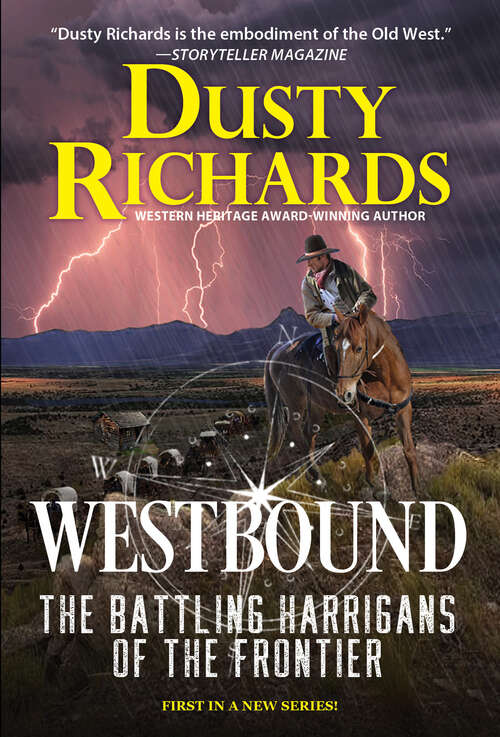 Book cover of Westbound (The Battling Harrigans of the Frontier #1)