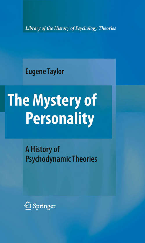 Book cover of The Mystery of Personality