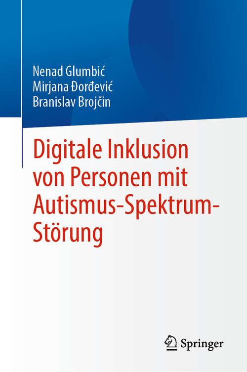 Book cover of Digitale Inklusion von Personen mit Autismus-Spektrum-Störung