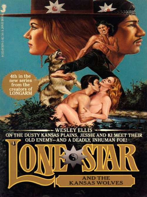Book cover of Lone Star and the Kansas wolves (Lone Star #04)