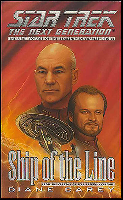 Book cover of Ship of the Line: Star Trek The Next Generation (Cold Equations)