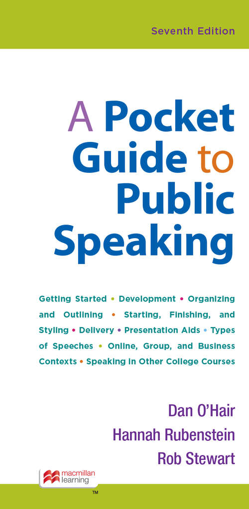 A Pocket Guide to Public Speaking