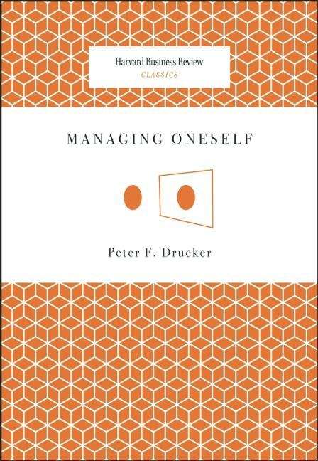 Book cover of Managing Oneself