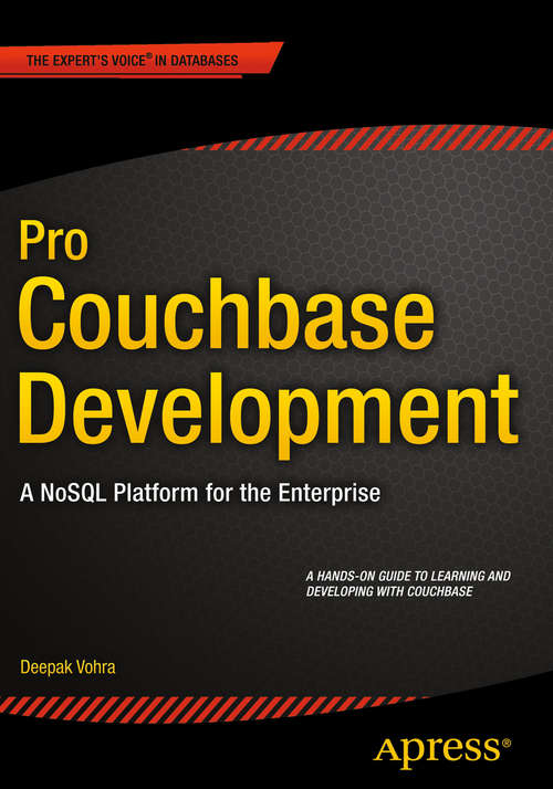 Book cover of Pro Couchbase Development