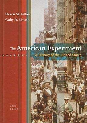 Book cover of The American Experiment: A History of the United States