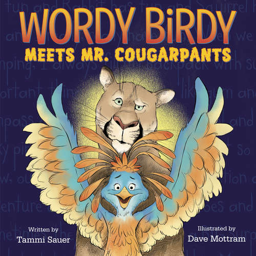 Book cover of Wordy Birdy Meets Mr. Cougarpants