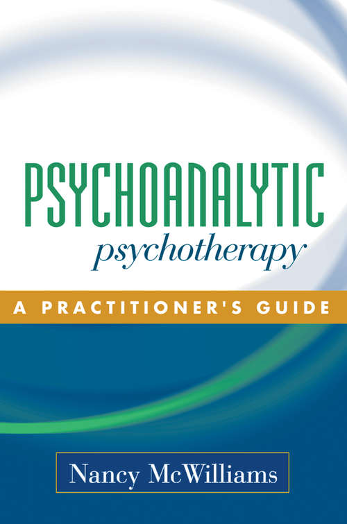 Book cover of Psychoanalytic Psychotherapy