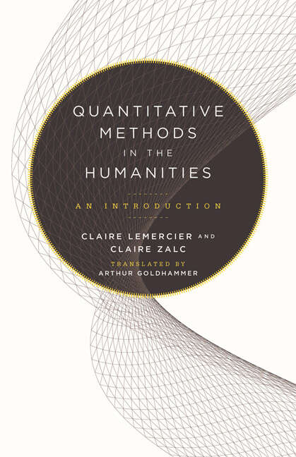 Book cover of Quantitative Methods in the Humanities: An Introduction