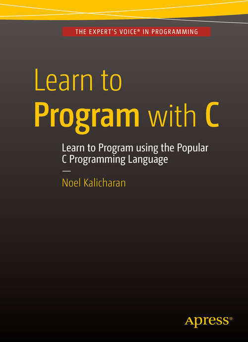 Book cover of Learn to Program with C