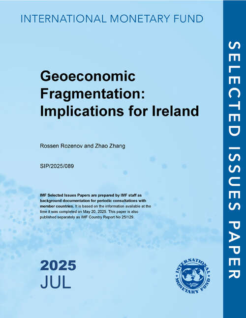 Book cover of Geoeconomic Fragmentation: Implications for Ireland
