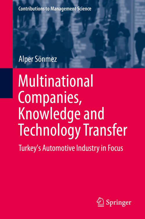 Book cover of Multinational Companies, Knowledge and Technology Transfer