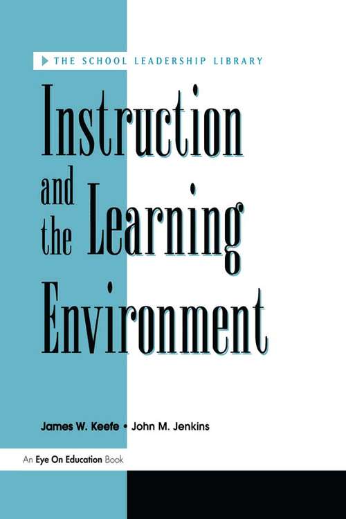 Book cover of Instruction and the Learning Environment