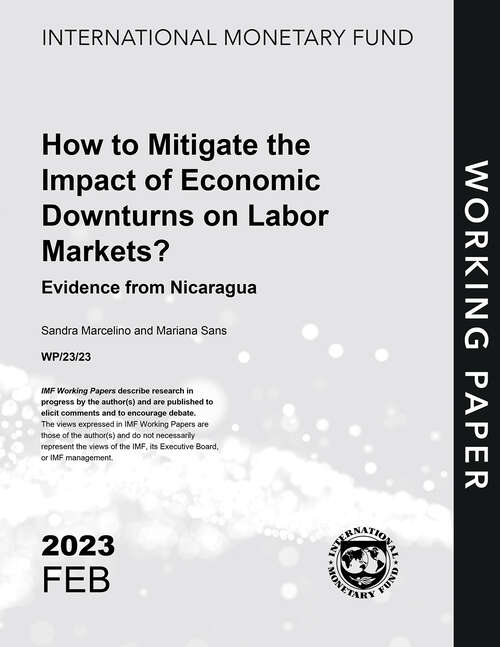 Book cover of How to Mitigate the Impact of Economic Downturns on Labor Markets: Evidence from Nicaragua (Imf Working Papers)