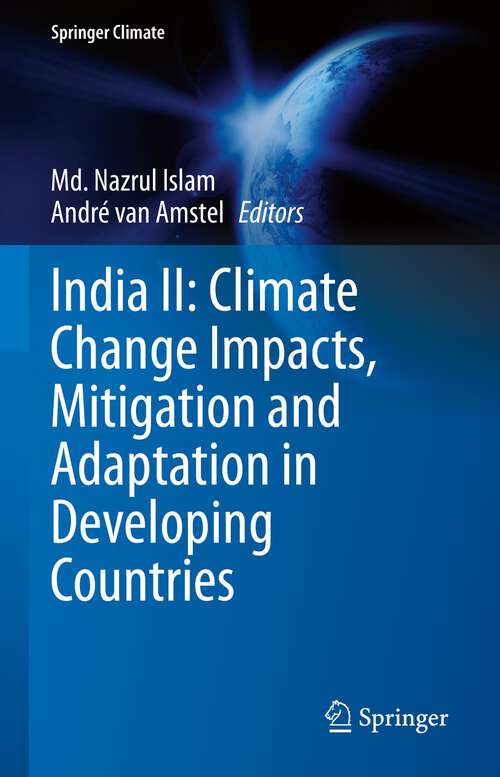 India II: Climate Change Impacts, Mitigation and Adaptation in Developing Countries (Springer Climate)
