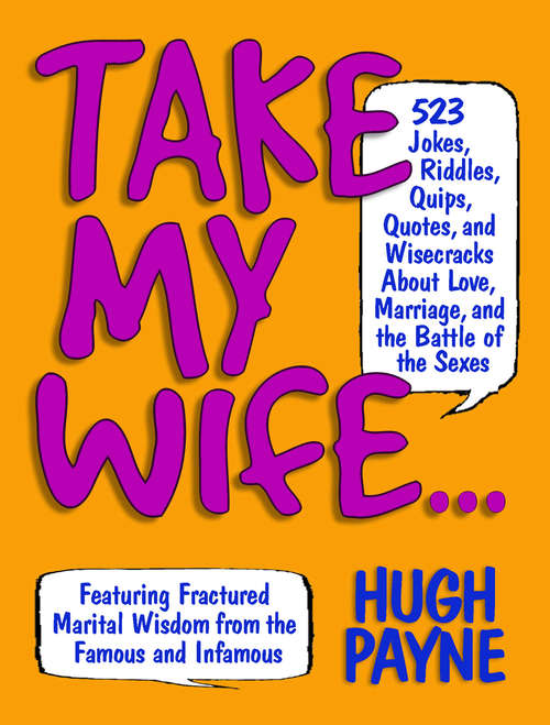 Book cover of Take My Wife
