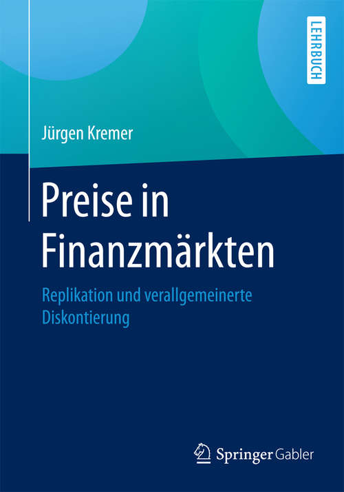 Book cover of Preise in Finanzmärkten