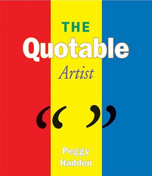 Book cover of The Quotable Artist