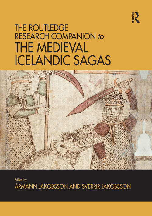 Book cover of The Routledge Research Companion to the Medieval Icelandic Sagas