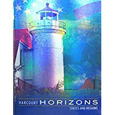 Book cover of Harcourt Horizons: States and Regions