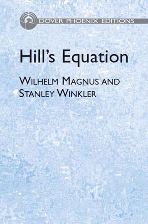 Book cover of Hill's Equation