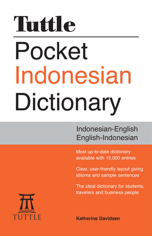 Book cover of Tuttle Pocket Indonesian Dictionary: Indonesian-English English-Indonesian
