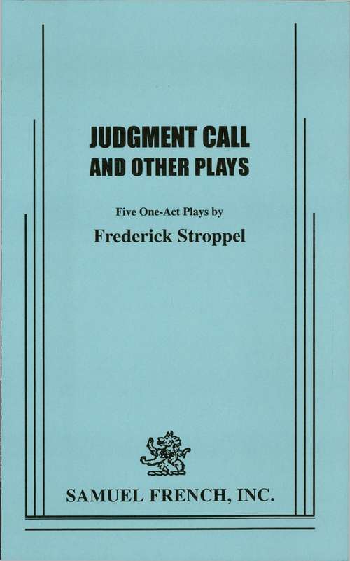 Book cover of Judgment Call and Other Plays
