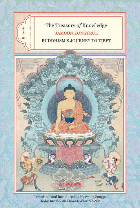 Book cover of The Treasury of Knowledge: Buddhism's Journey to Tibet