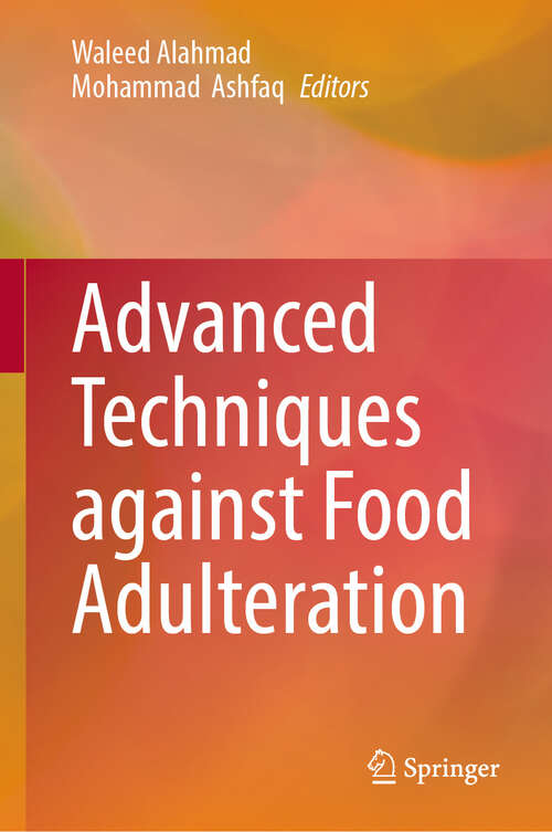 Book cover of Advanced Techniques against Food Adulteration