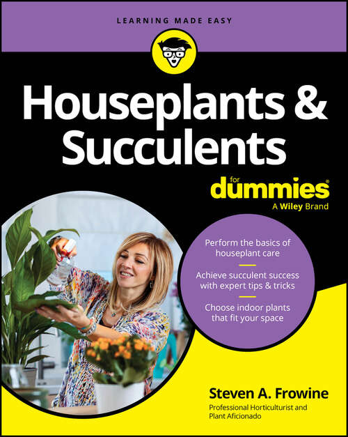 Book cover of Houseplants & Succulents For Dummies