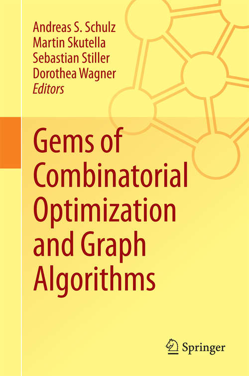 Book cover of Gems of Combinatorial Optimization and Graph Algorithms