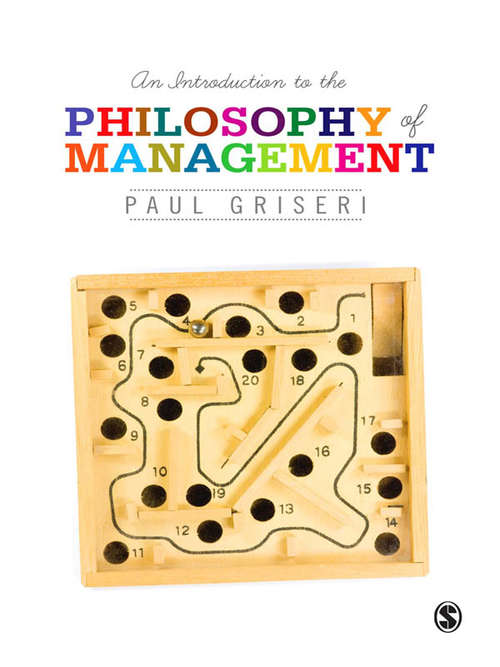 Book cover of An Introduction to the Philosophy of Management