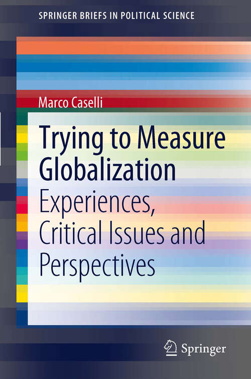 Book cover of Trying to Measure Globalization