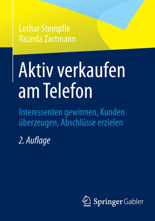 Book cover of Aktiv verkaufen am Telefon