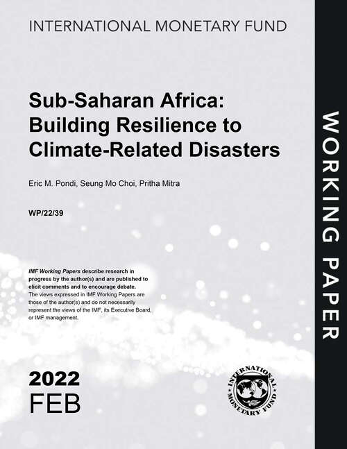 Book cover of Sub-Saharan Africa: Building Resilience to Climate-Related Disasters (Imf Working Papers)