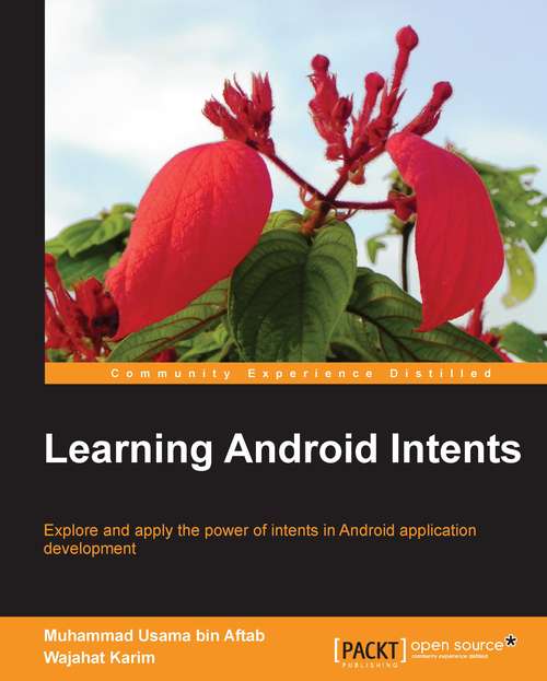 Book cover of Learning Android Intents