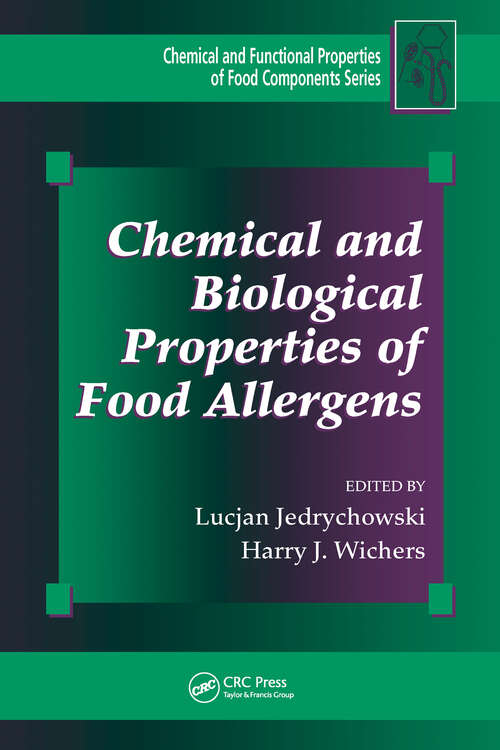 Book cover of Chemical and Biological Properties of Food Allergens (1)