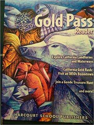 Book cover of HSP California Excursions, Gold Pass Reader, Grade 4