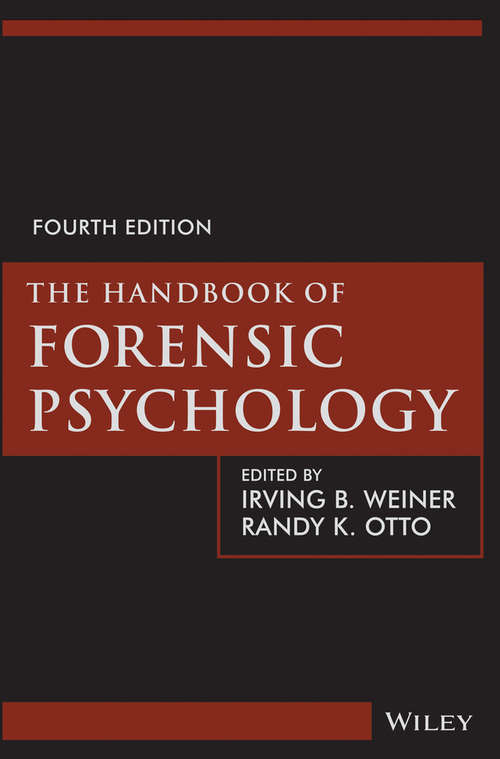 Book cover of The Handbook of Forensic Psychology