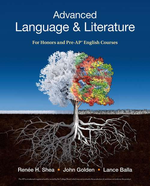Book cover of Advanced Language & Literature for Honors and Pre-AP English Courses