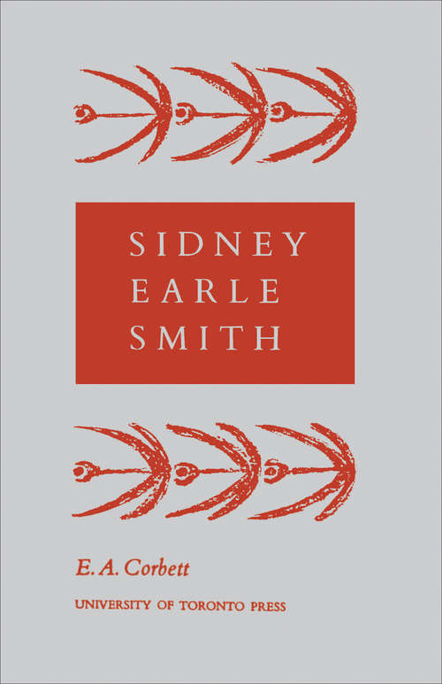 Book cover of Sidney Earle Smith