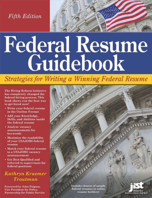 Book cover of Federal Resume Guidebook