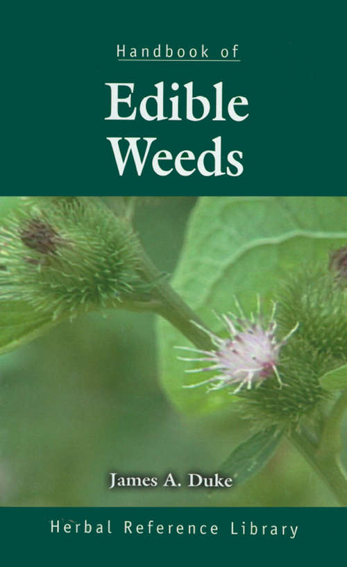 Book cover of Handbook of Edible Weeds: Herbal Reference Library (1999)