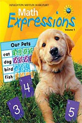 Book cover of Houghton Mifflin Math Expressions Volume 1