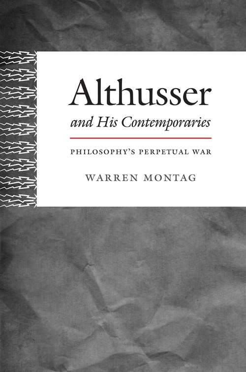 Althusser and his Contemporaries